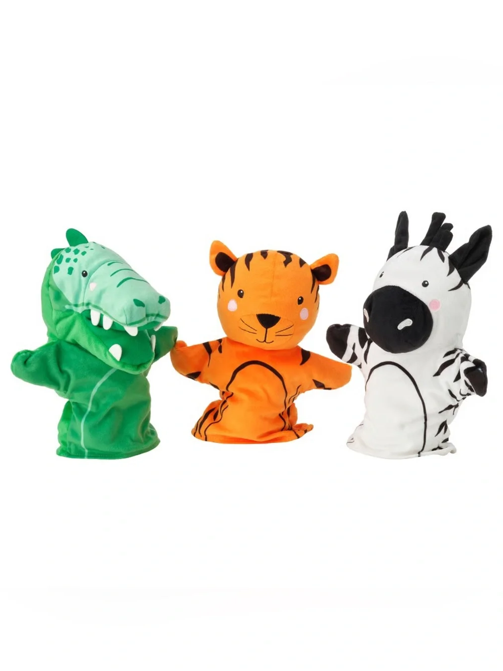 Orange Tiger Duvet Cover Set & Tiger Cushion or 3 Hand Puppets